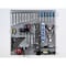 Triton Products 46 pc LocHook Assortment W/ (2) 24" W x 24" H Gray 18-Gauge Steel Square Hole Pegboards LB1-GKit - alternate 9